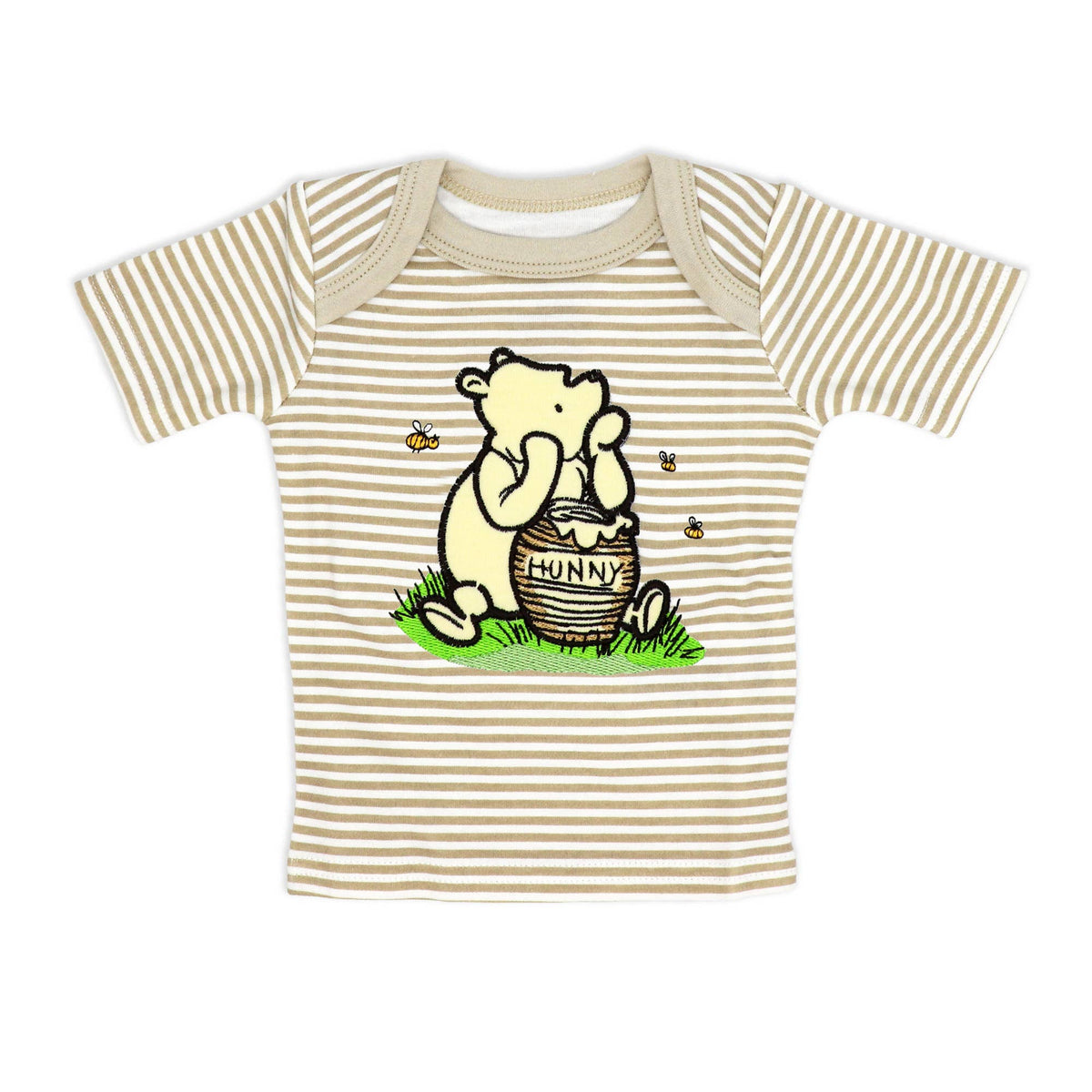 Rose Textiles - Pooh & Friends 5 Piece Layette Box Set: Tan 0-6M