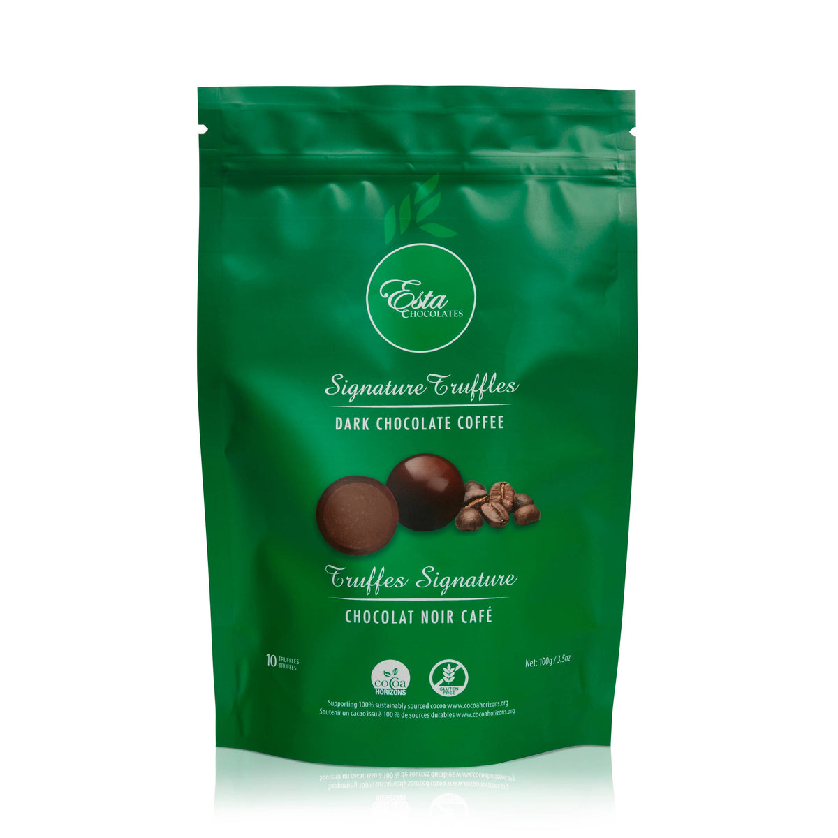 Dark Chocolate Coffee Truffle Pouch