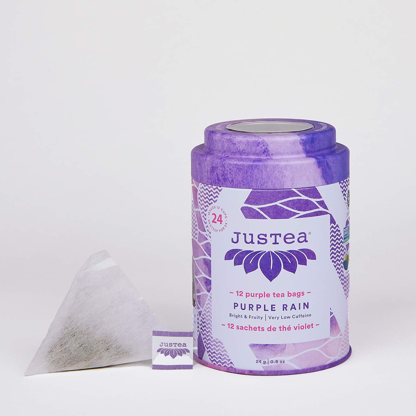 Purple Rain Tea Bag Tin - Organic