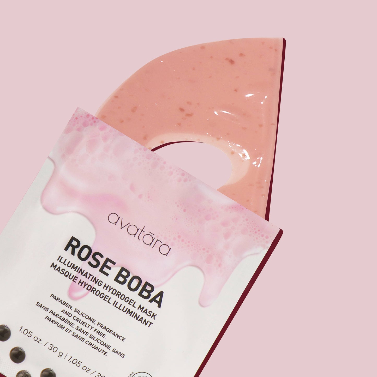 Rose Boba Illuminating Hydrogel Face Mask