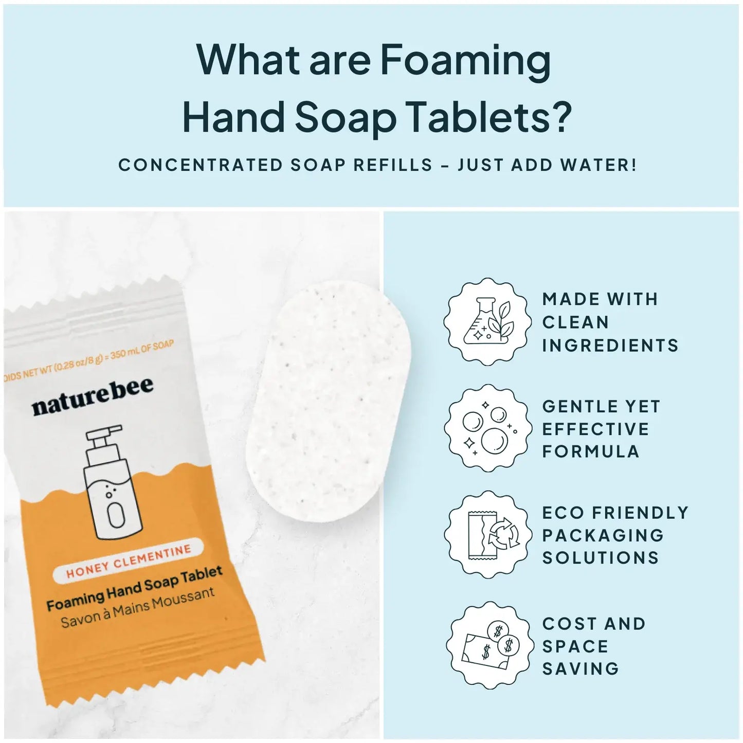 Eucalyptus Mint - Concentrated Foaming Hand Soap Refills