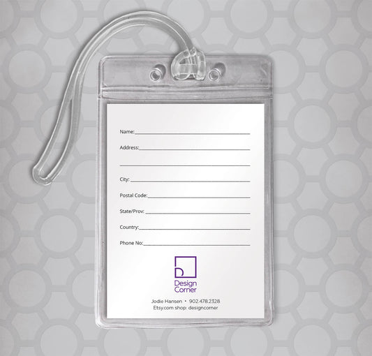 Shit-ton Retro Funny Luggage Tag