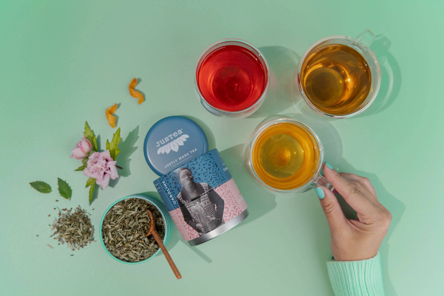 Herbal Tea Trio Tin & Spoon - Organic