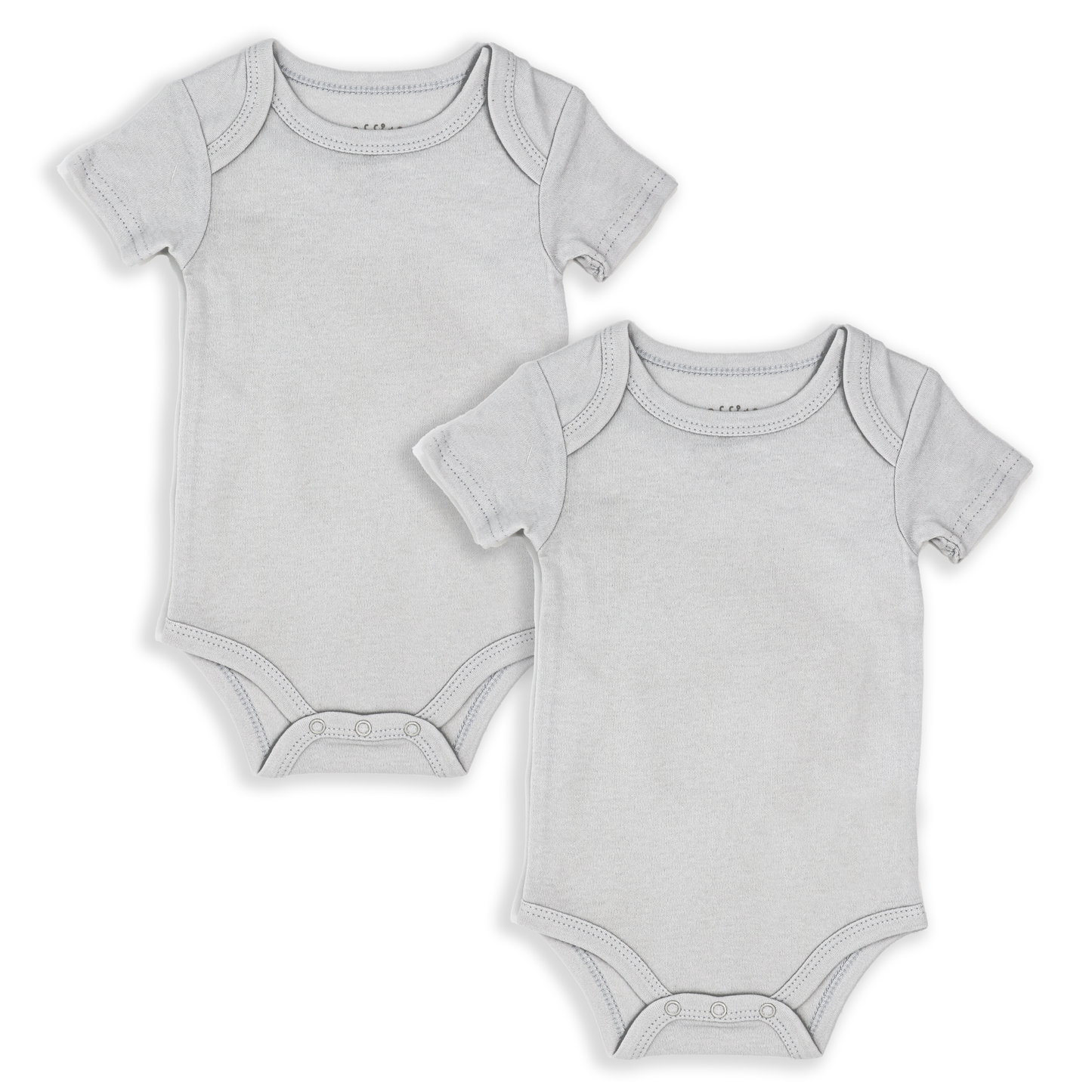 Rose Textiles - 2 Pack Solid Bodysuits: White / 3M