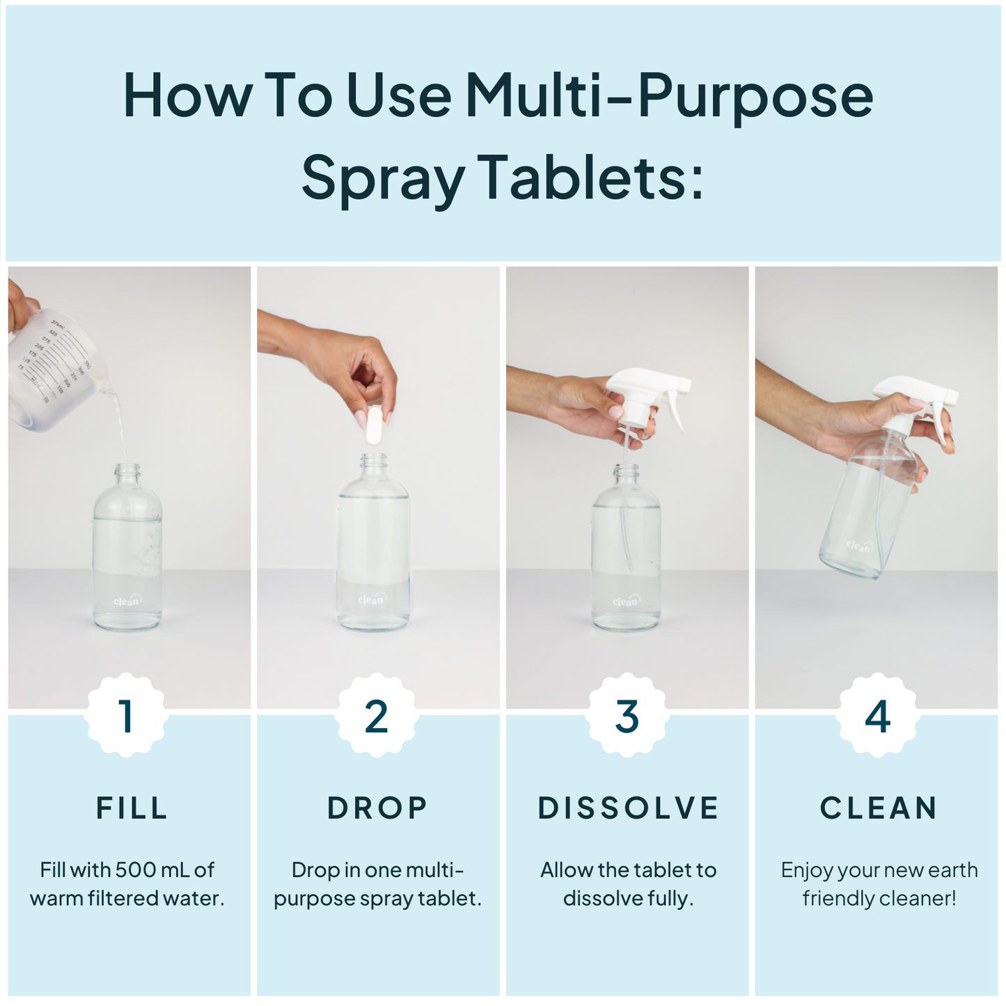 Multi-Purpose Cleaning Spray Refill 2-Pack Box