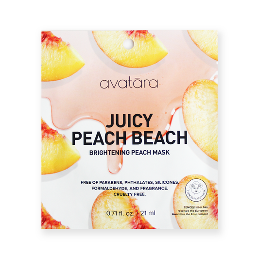 Peach Beach Brightening Face Mask