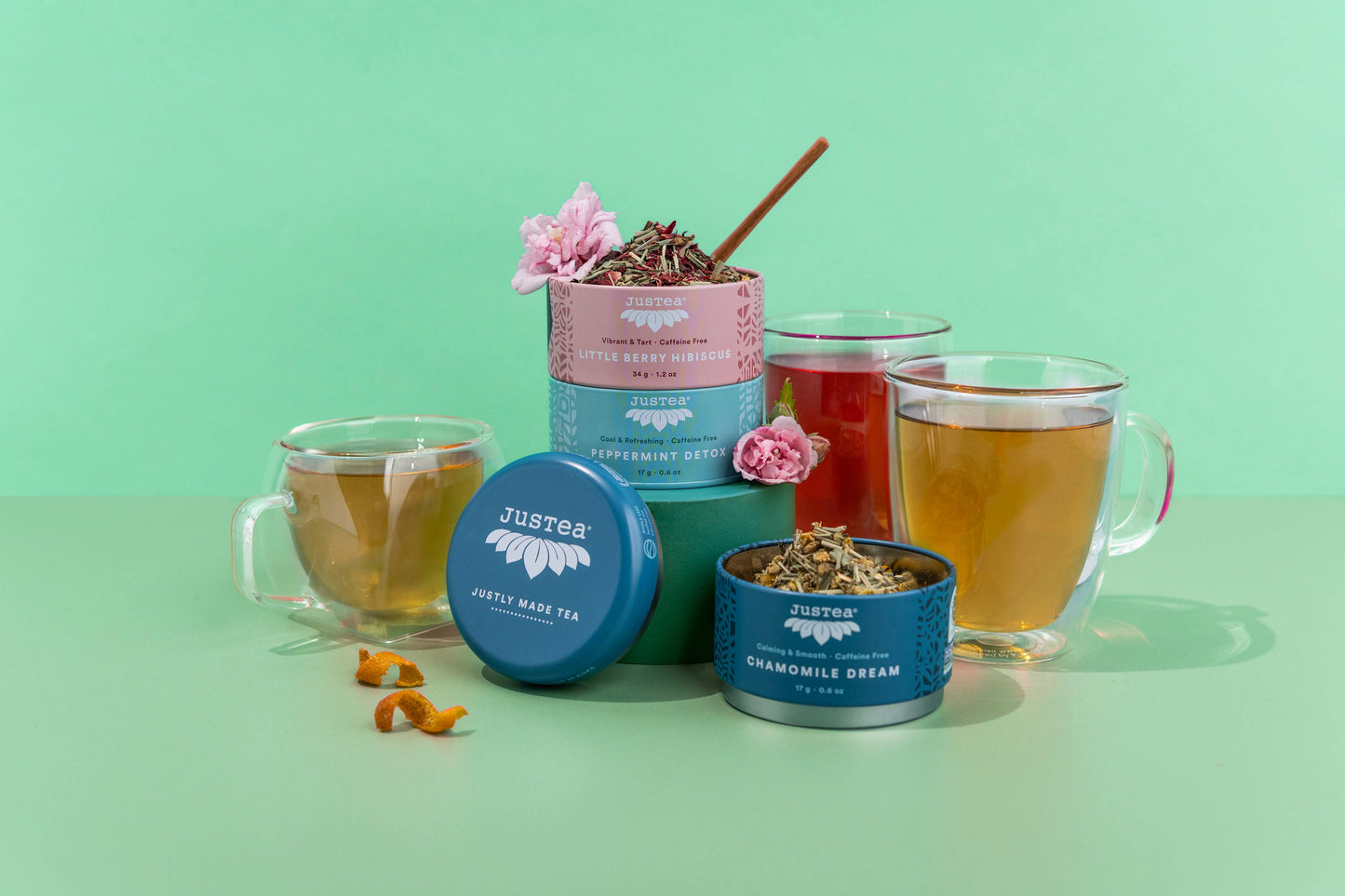 Herbal Tea Trio Tin & Spoon - Organic