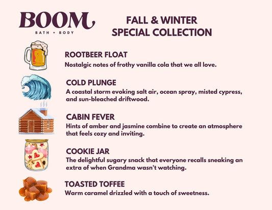 Fall & Winter Seasonal Collection Bath Bomb Pack
