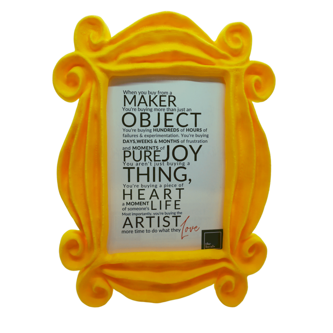 Friends Yellow Peephole Door Frame