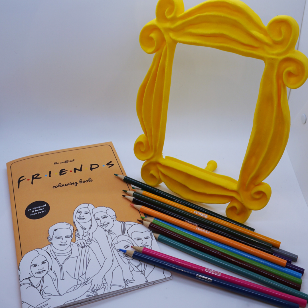 Friends Yellow Peephole Door Frame
